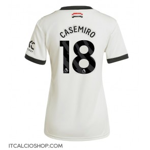 Manchester United Casemiro #18 Terza Maglia Femmina 2024-25 Manica Corta